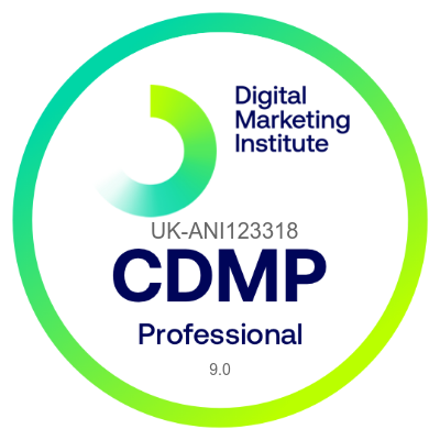 Martin Robson Certified Digital Marketing Professional Badge
